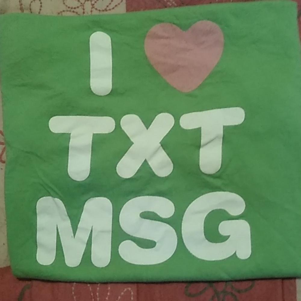 Text lover shirt